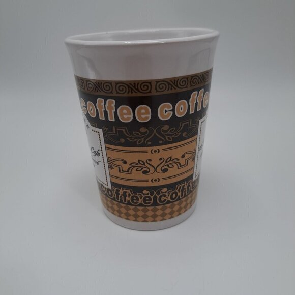 Royal Norfolk Coffee Theme Bistro Cafe Break Coffee Cup Mug Collectible Display - Picture 6 of 12